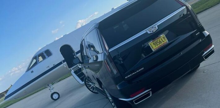 Cadillac limo in Chicago